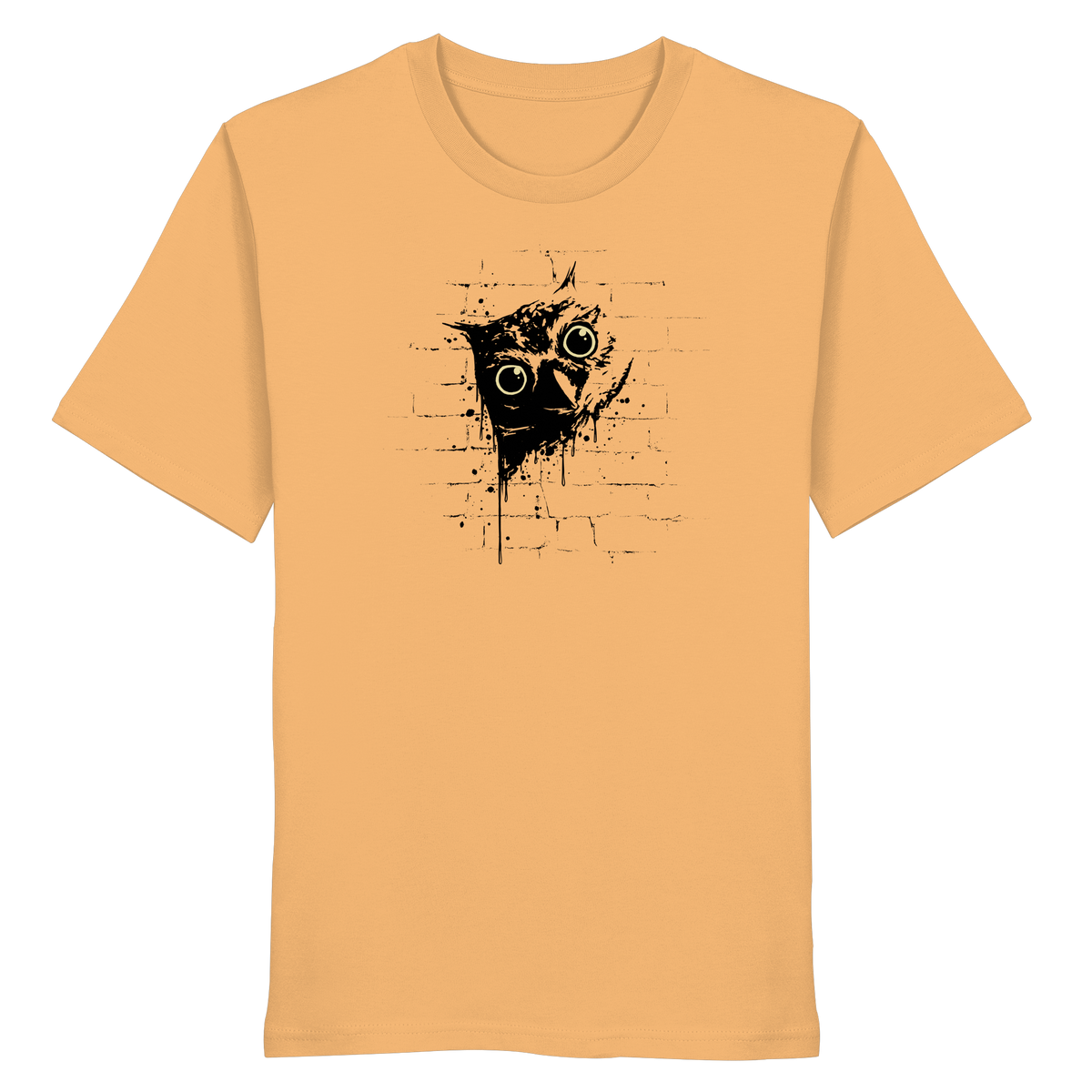 Lässige Street Art Eule - Organic Shirt