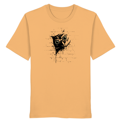Lässige Street Art Eule - Organic Shirt