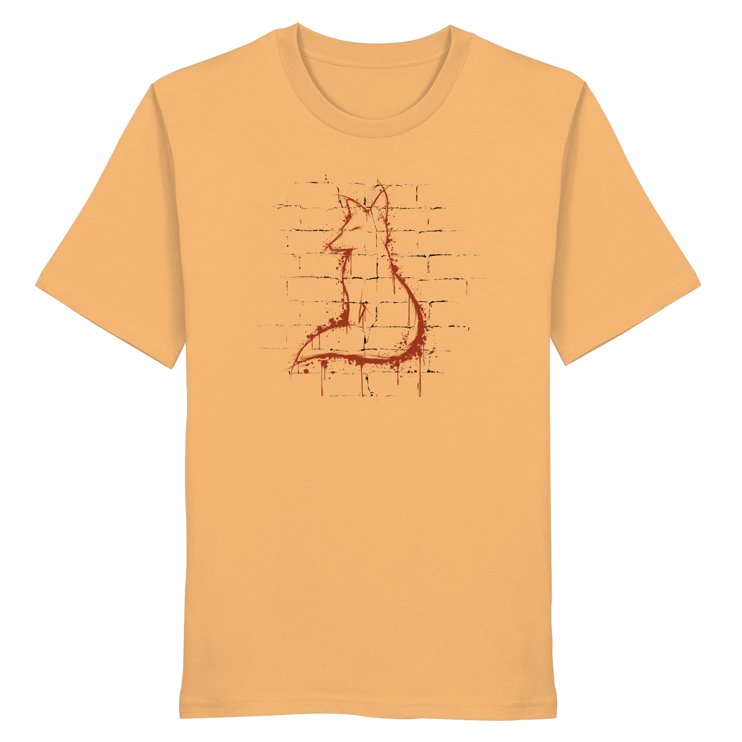 Street Art Fuchs Silhouette - Organic Shirt