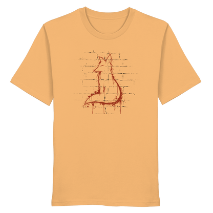 Street Art Fuchs Silhouette - Organic Shirt