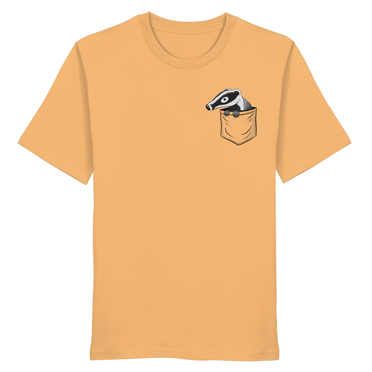 Lustig gemütlicher Dachs In der Tasche - Organic Shirt