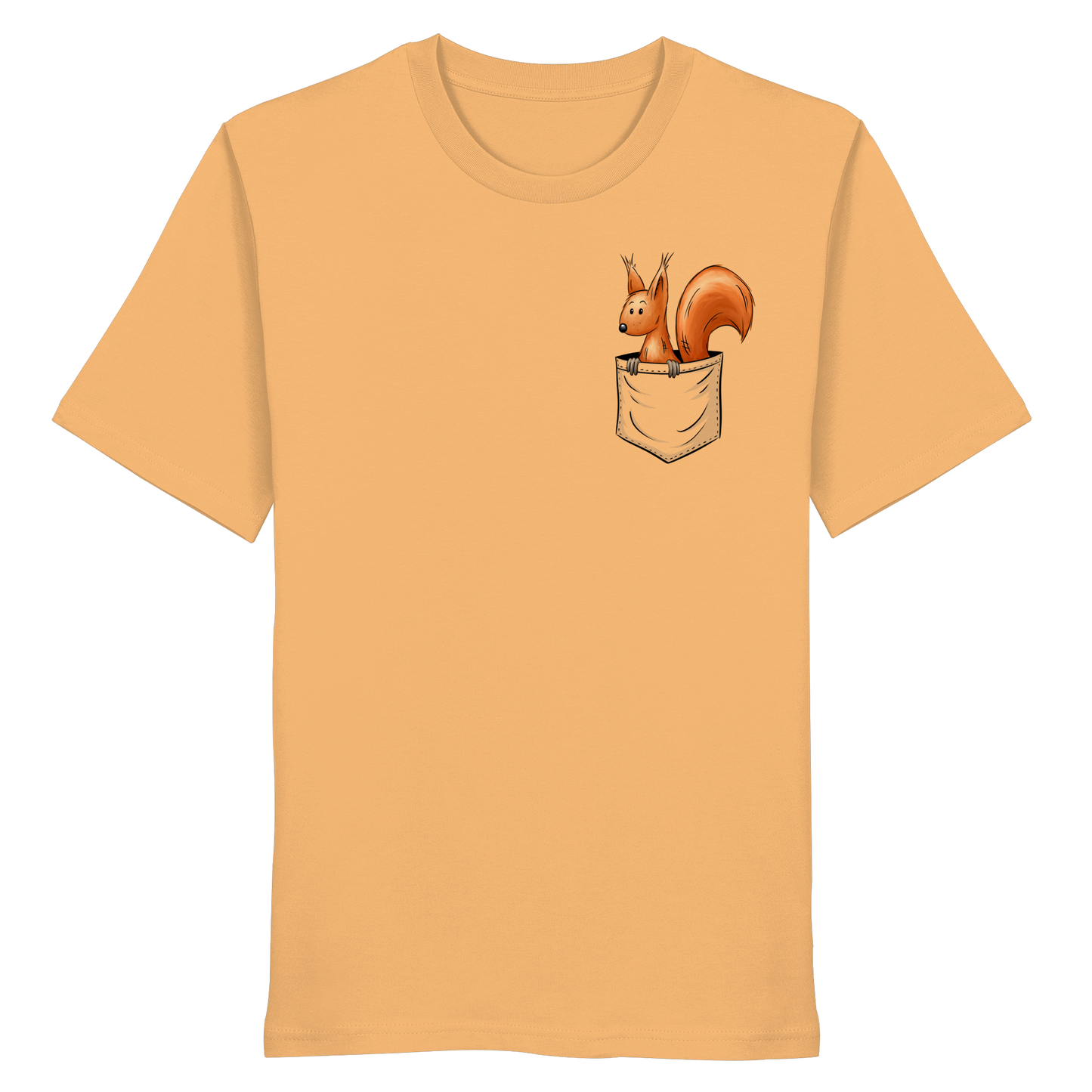 Lässiges Eichhörnchen In Tasche - Organic Shirt