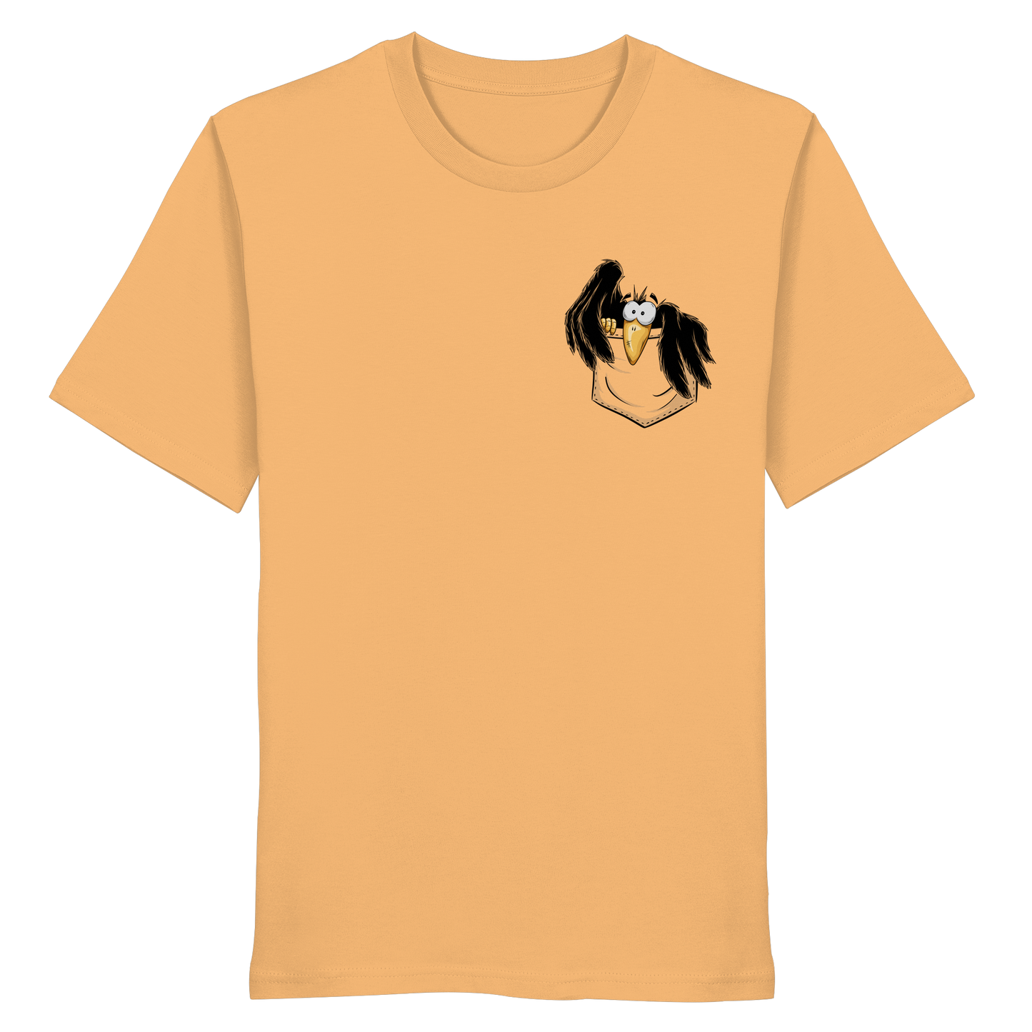 Kleiner Rabe | schwarze Krähe In Tasche - Organic Shirt
