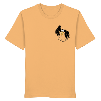 Kleiner Rabe | schwarze Krähe In Tasche - Organic Shirt