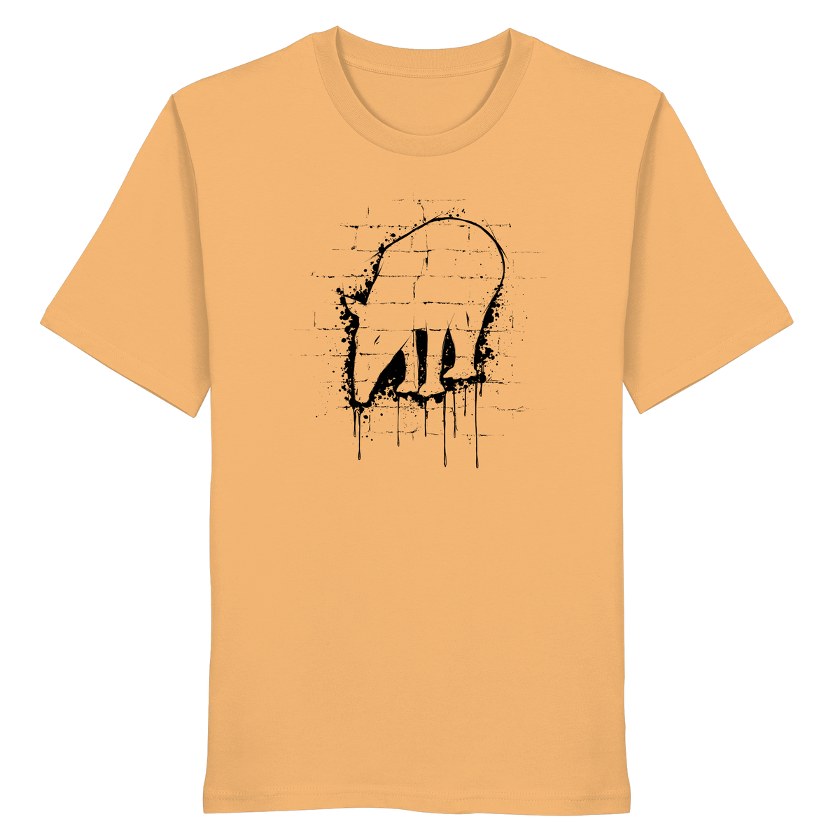 Urban Street Art Tapir Silhouette - Organic Shirt