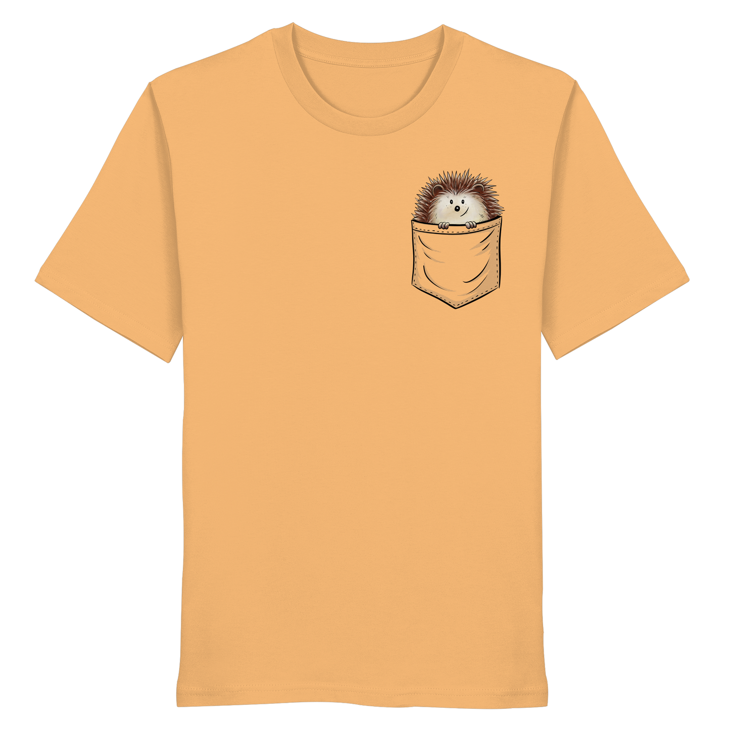 Lustiger Igel in Deiner Brust-Tasche - Organic Shirt