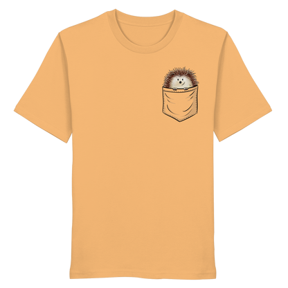 Lustiger Igel in Deiner Brust-Tasche - Organic Shirt
