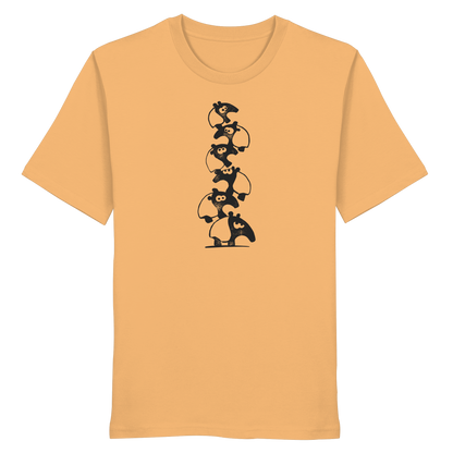 Lustiger Haufen aus Schabracken-Tapiren - Organic Shirt