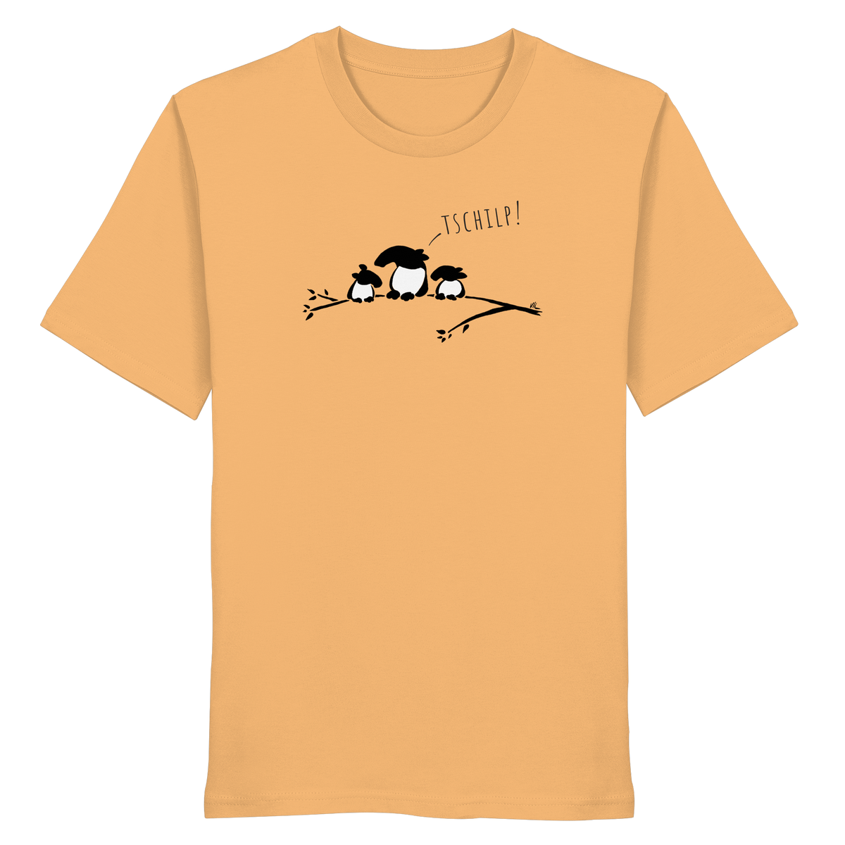 Drei kleine Tapir-Vögel - Organic Shirt