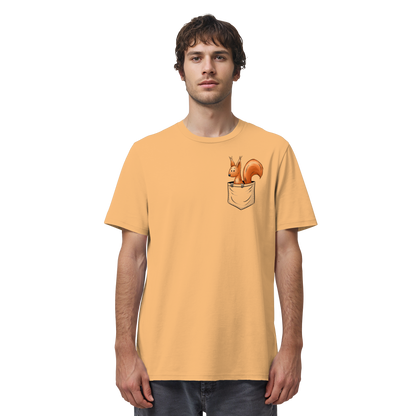 Lässiges Eichhörnchen In Tasche - Organic Shirt