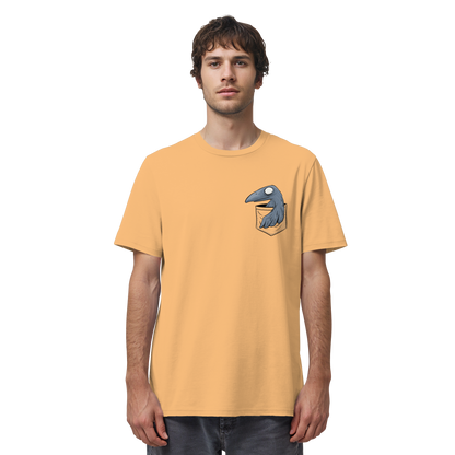 Grufti Rabe Krähe in der Tasche - Organic Shirt
