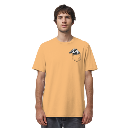 Lustig gemütlicher Dachs In der Tasche - Organic Shirt