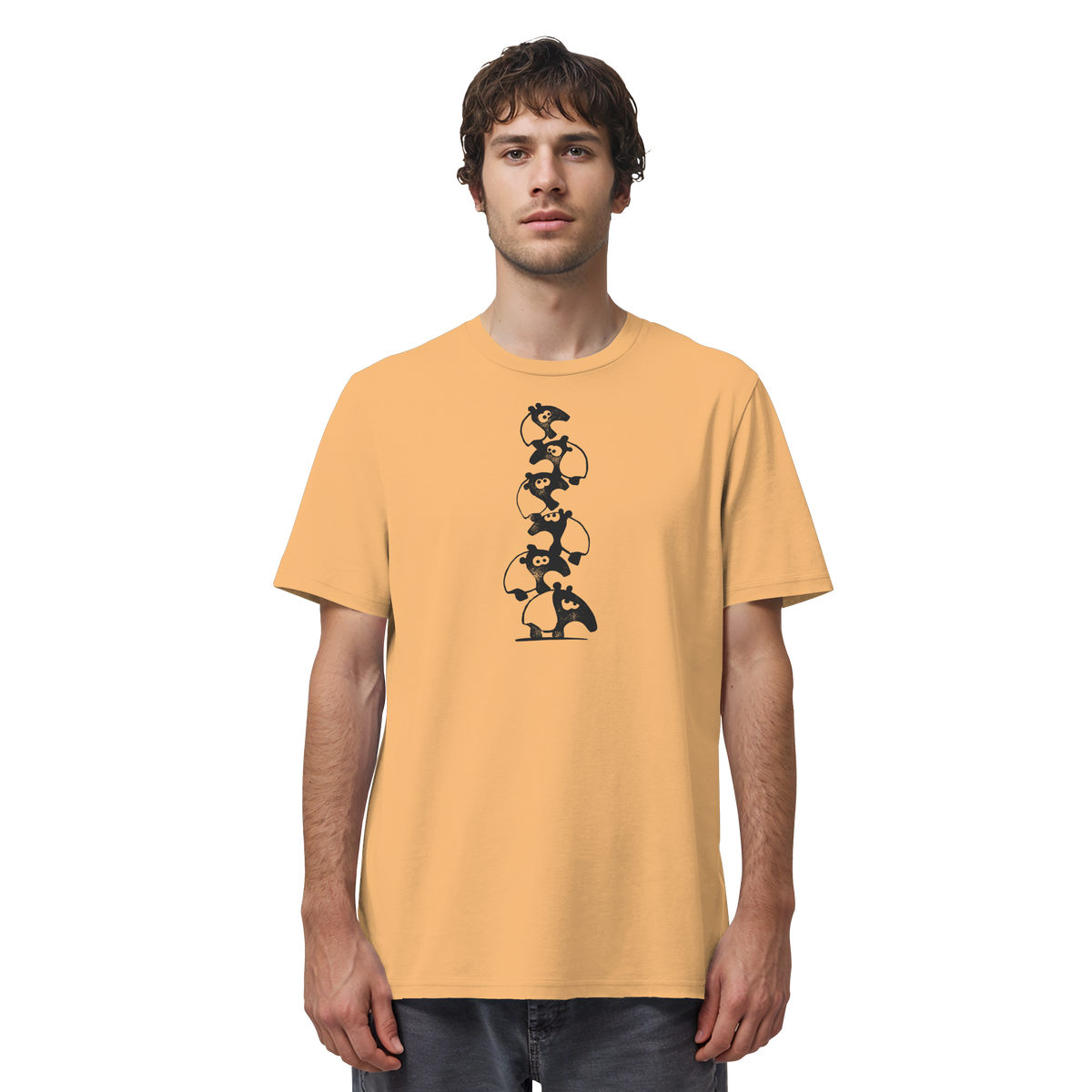 Lustiger Haufen aus Schabracken-Tapiren - Organic Shirt