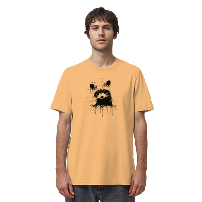 Funky Street Art Waschbär - Organic Shirt