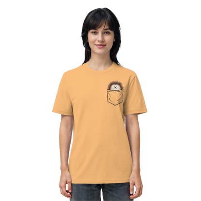 Lustiger Igel in Deiner Brust-Tasche - Organic Shirt