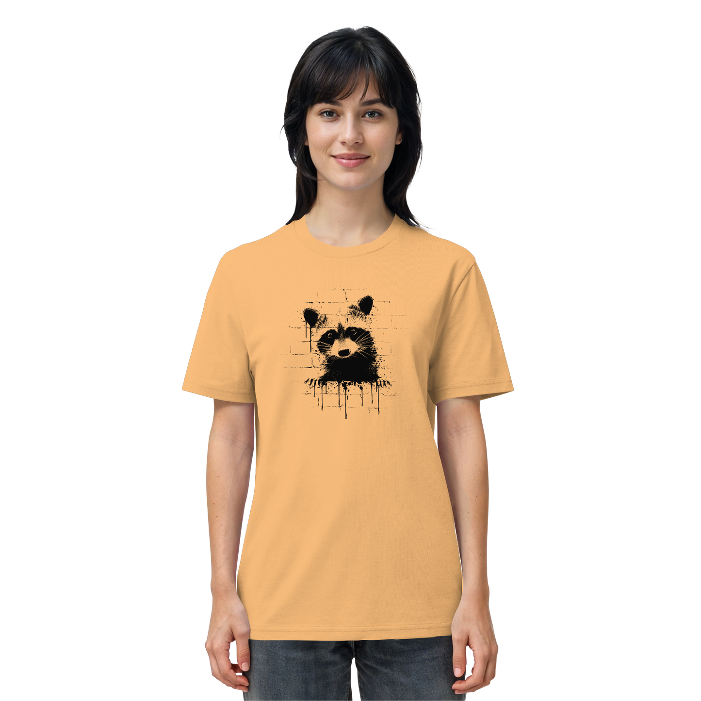 Funky Street Art Waschbär - Organic Shirt