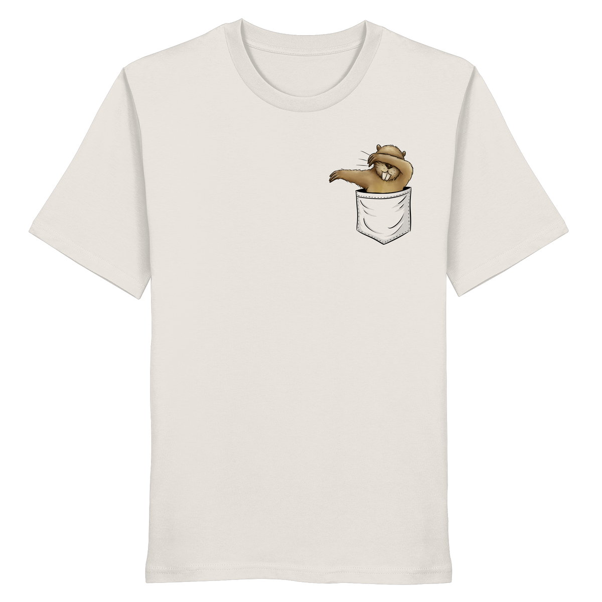 Dabbender Biber in Deiner Tasche - Organic Shirt