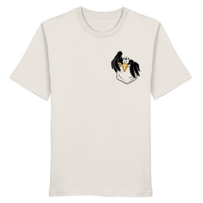 Kleiner Rabe | schwarze Krähe In Tasche - Organic Shirt