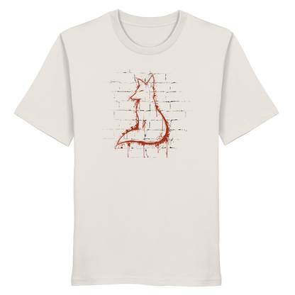 Street Art Fuchs Silhouette - Organic Shirt