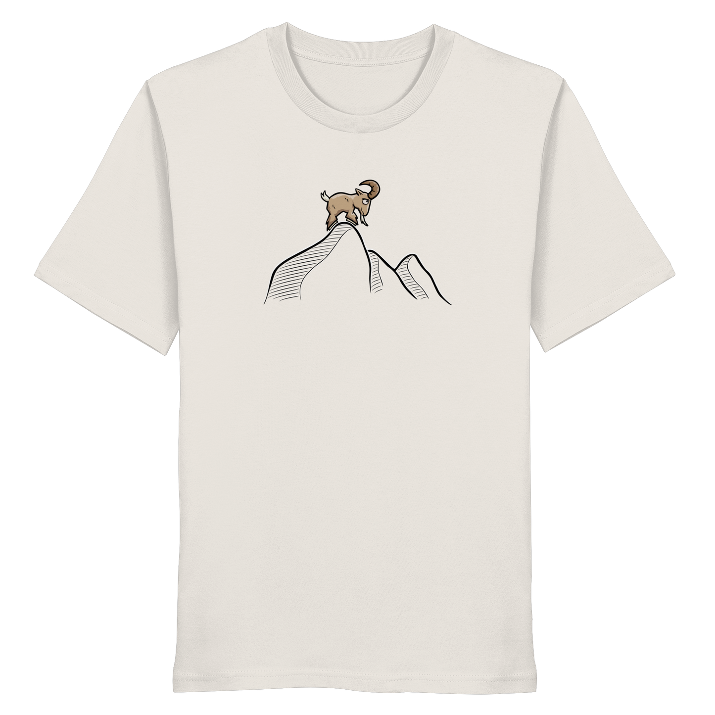 Ziegenbock in den Bergen - Organic Shirt