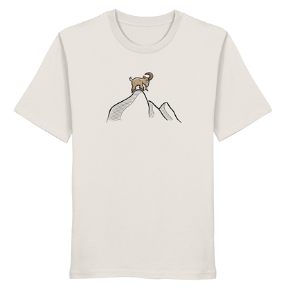 Ziegenbock in den Bergen - Organic Shirt
