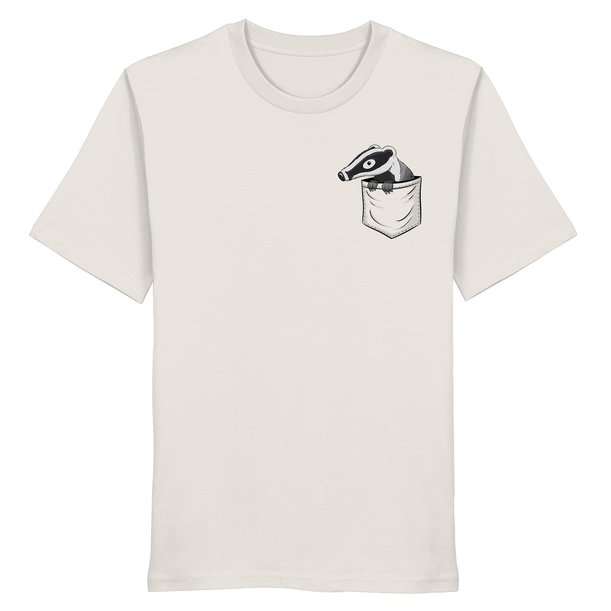 Lustig gemütlicher Dachs In der Tasche - Organic Shirt