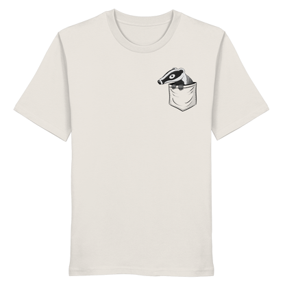 Lustig gemütlicher Dachs In der Tasche - Organic Shirt