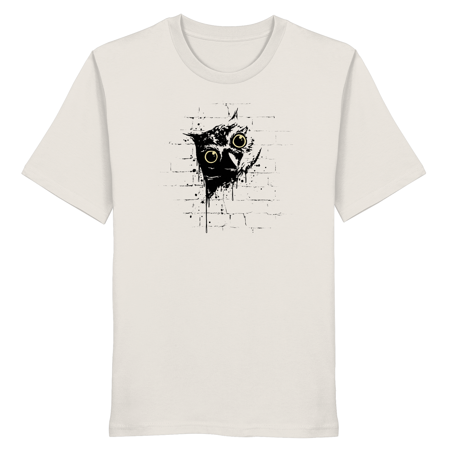 Lässige Street Art Eule - Organic Shirt