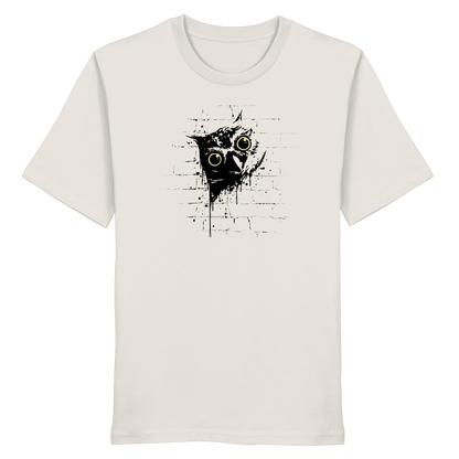 Lässige Street Art Eule - Organic Shirt