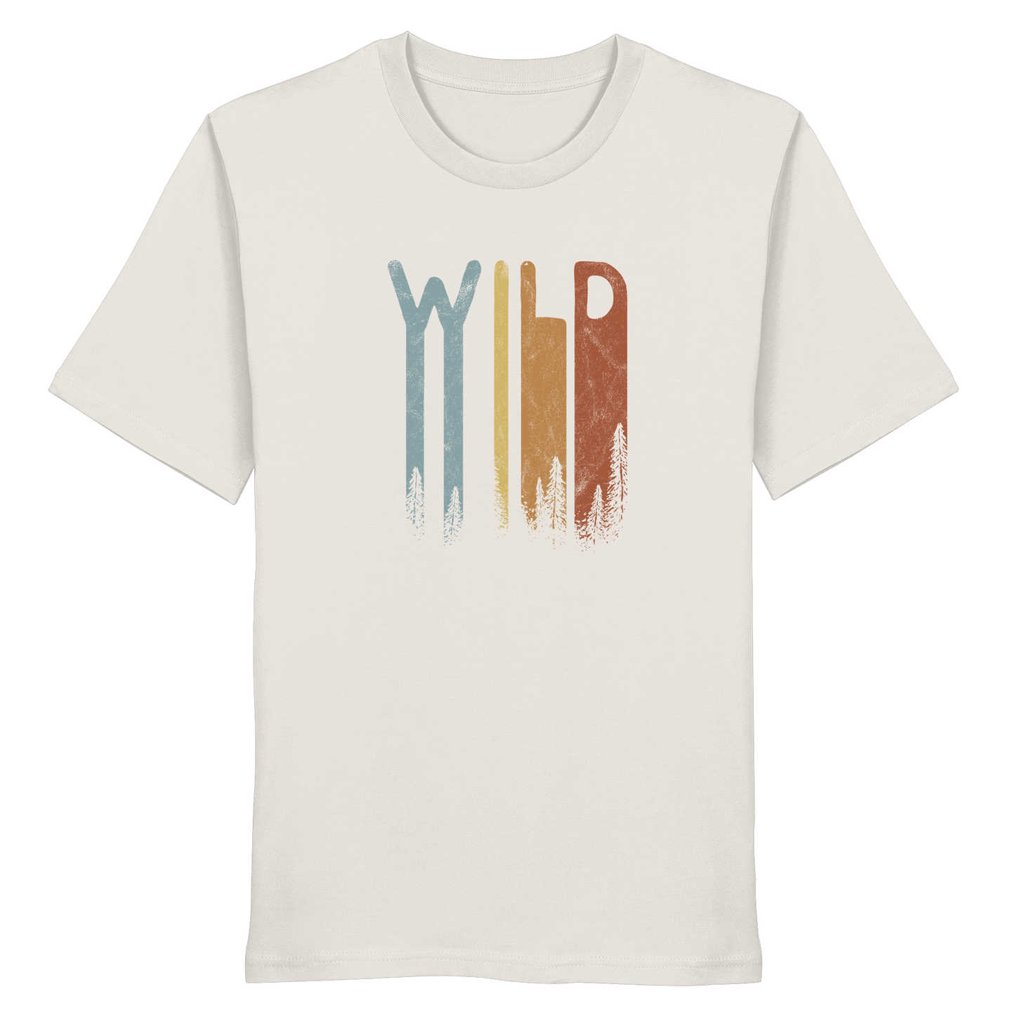Wild Retro Schriftzug - Organic Shirt