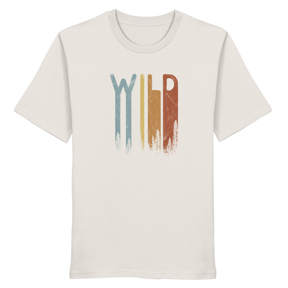 Wild Retro Schriftzug - Organic Shirt