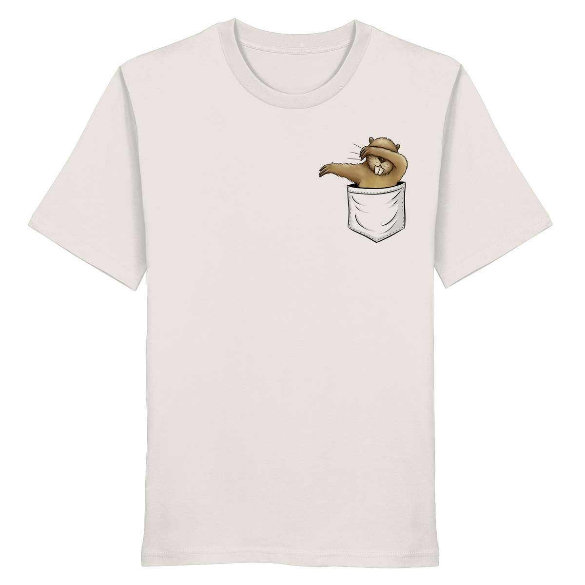 Dabbender Biber in Deiner Tasche - Organic Shirt