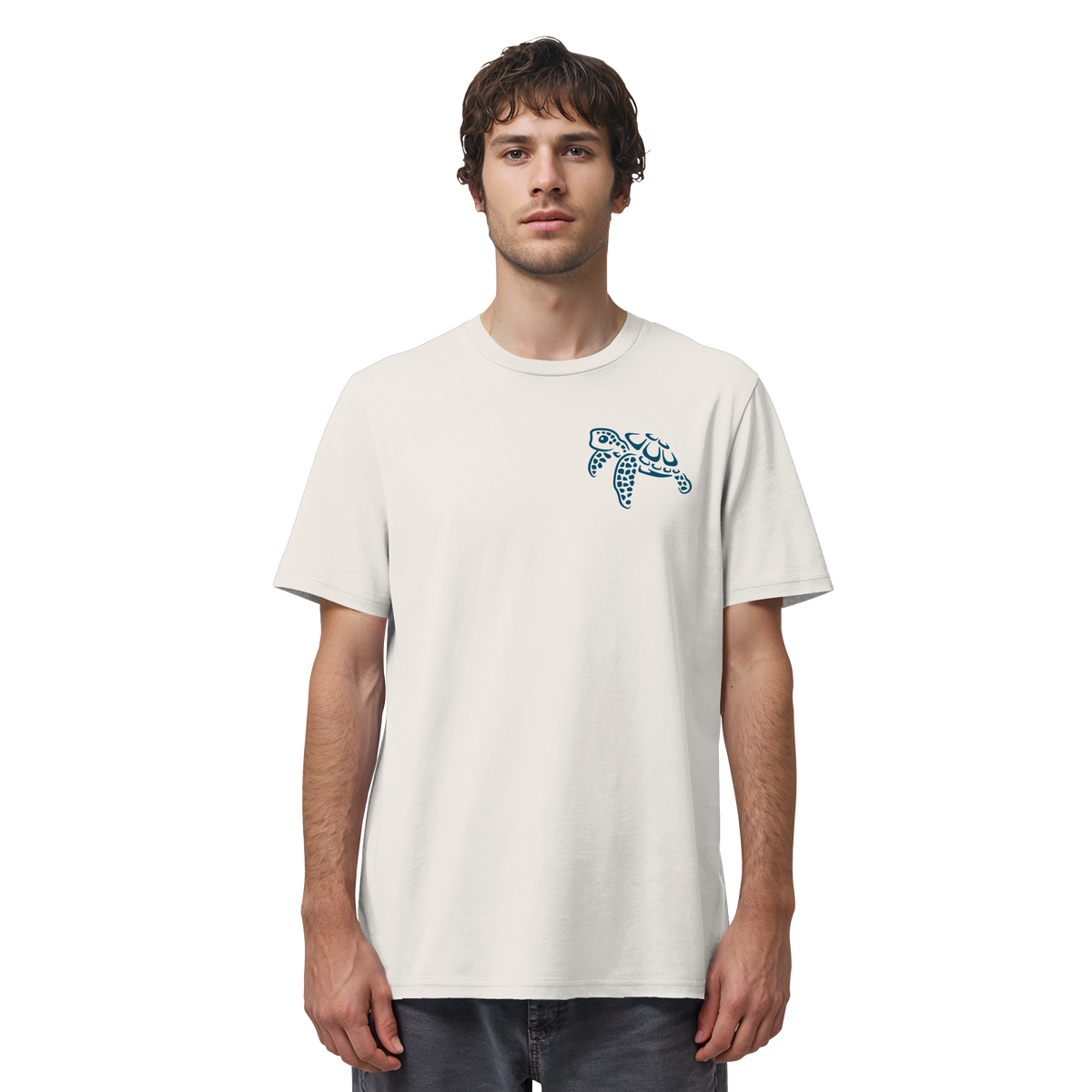 Lässig lustige Wasserschildkröte - Organic Shirt