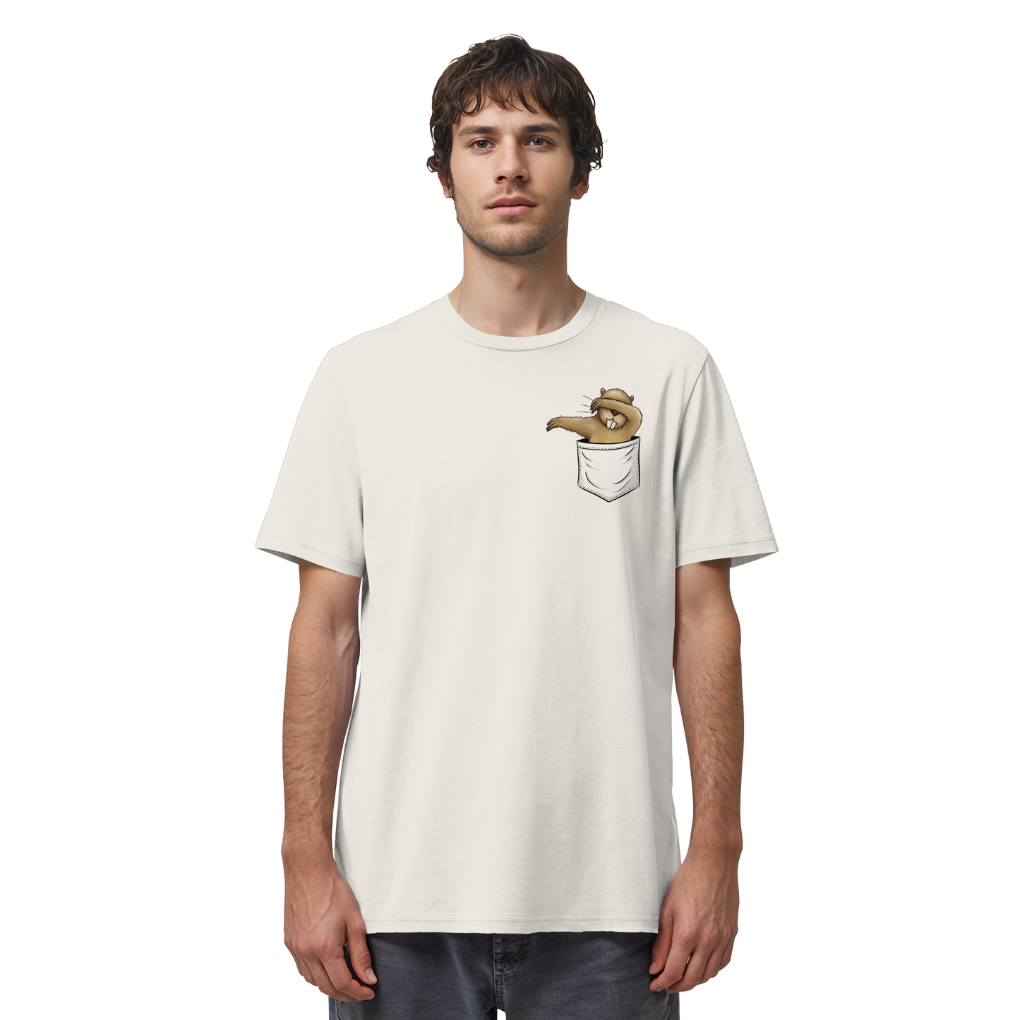 Dabbender Biber in Deiner Tasche - Organic Shirt