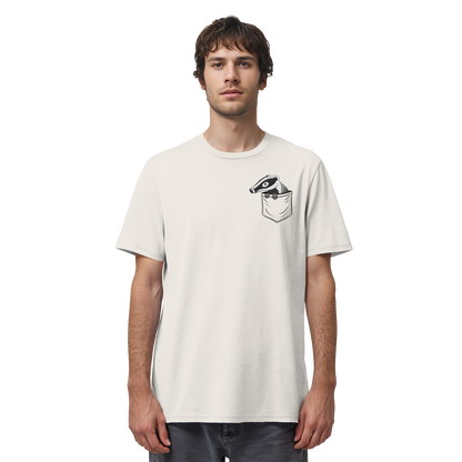 Lustig gemütlicher Dachs In der Tasche - Organic Shirt