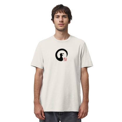 Moin kreischende japanische Enso Möwe - Organic Shirt