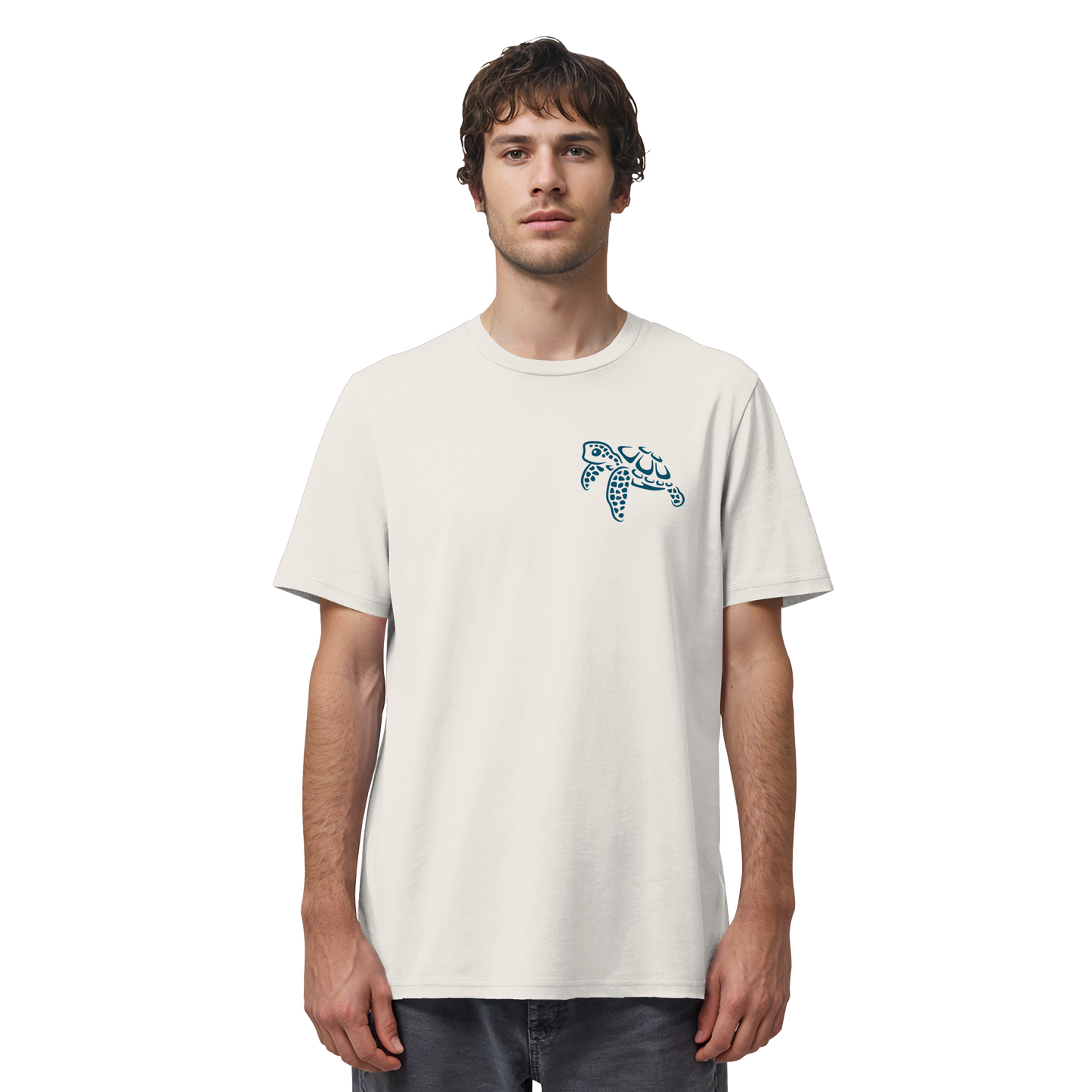 Lässig lustige Wasserschildkröte - Organic Shirt