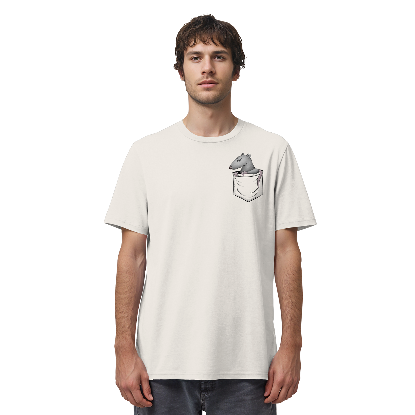 Kleine Ratte in der Tasche - Organic Shirt