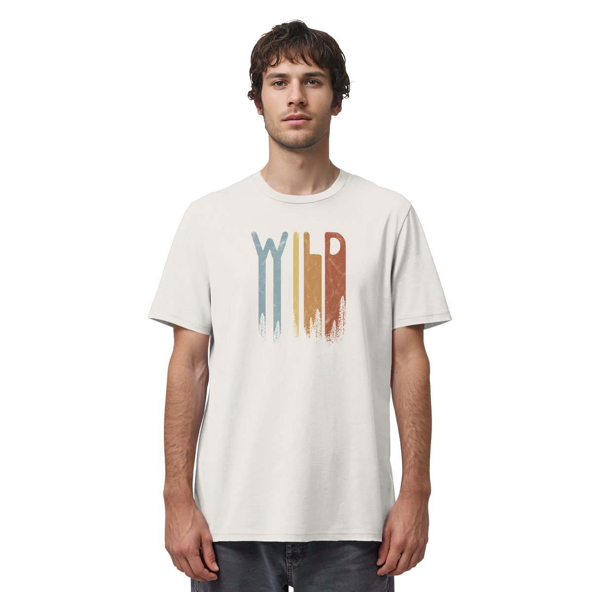 Wild Retro Schriftzug - Organic Shirt
