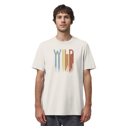 Wild Retro Schriftzug - Organic Shirt
