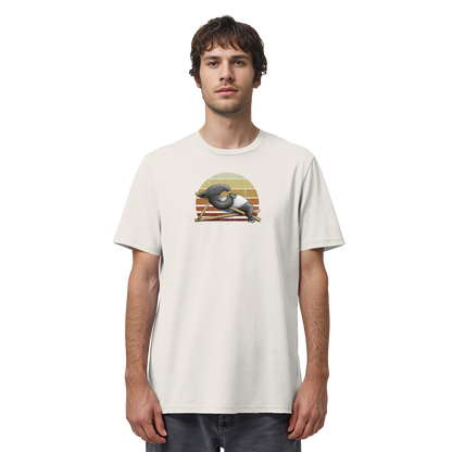 Lässiger Retro Sundown Tapir - Organic Shirt