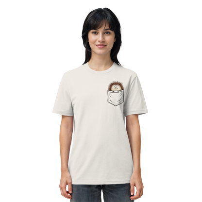 Lustiger Igel in Deiner Brust-Tasche - Organic Shirt