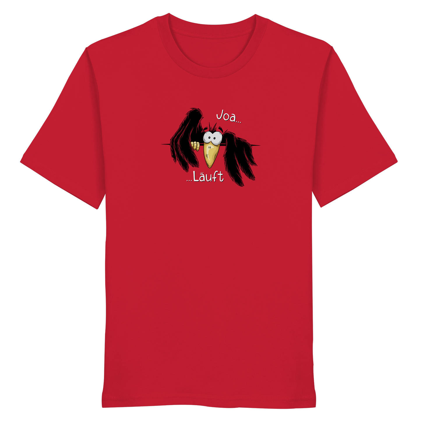 Joa Läuft Krähe gechillter Rabe - Organic Shirt