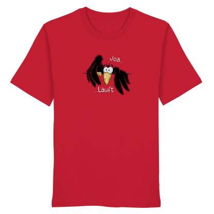 Joa Läuft Krähe gechillter Rabe - Organic Shirt