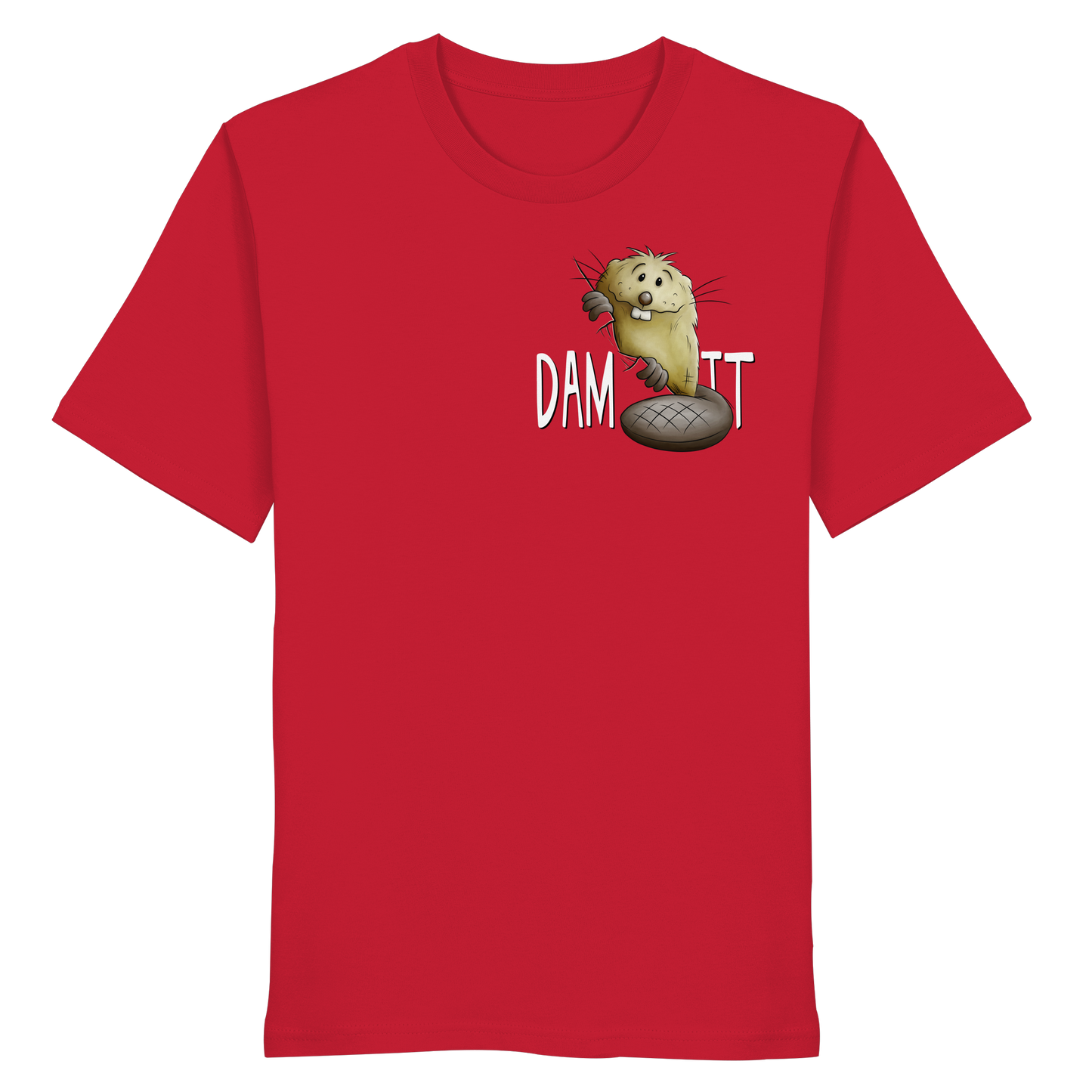 Dam It Verdammt Lustiger Biber - Organic Shirt