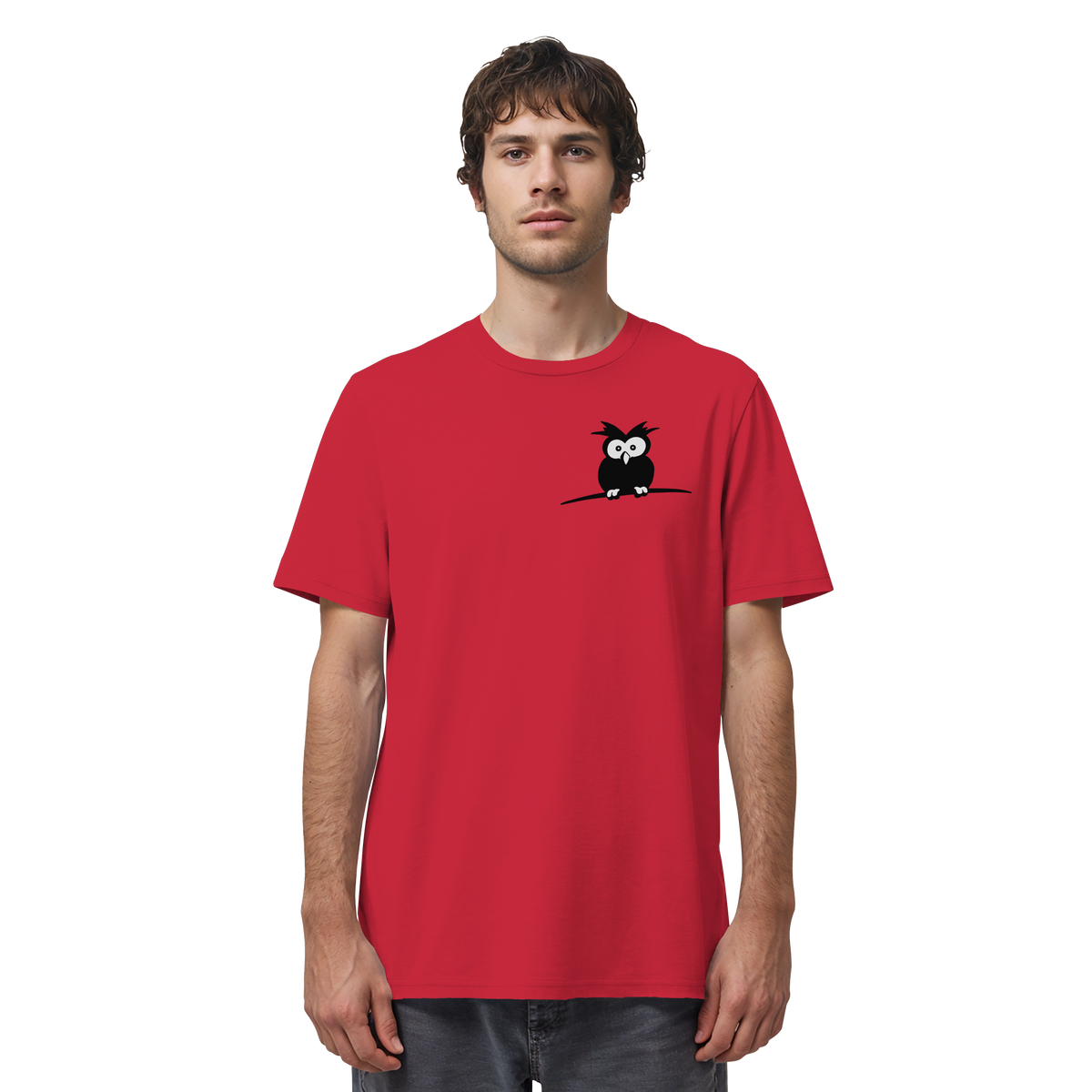 Kleine struppige Eule - Organic Shirt