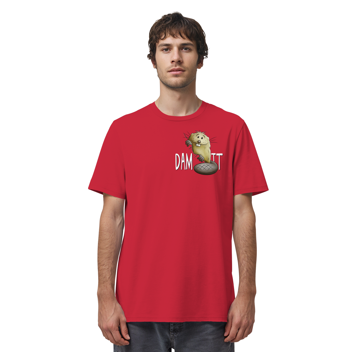 Dam It Verdammt Lustiger Biber - Organic Shirt