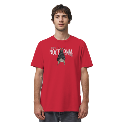 100% nachtaktive Fledermaus - Organic Shirt