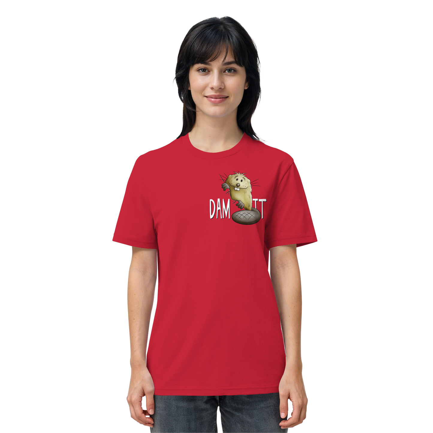 Dam It Verdammt Lustiger Biber - Organic Shirt