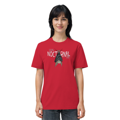 100% nachtaktive Fledermaus - Organic Shirt